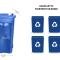 Herby Curby® Recycle Cart