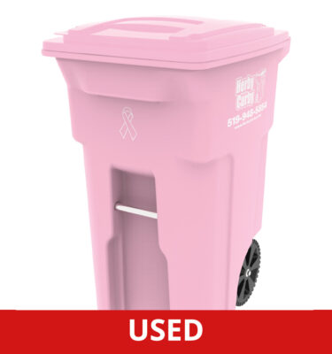 Used Large Pink Waste Cart